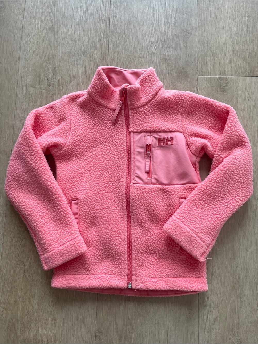 Helly Hansen Kids Pink Sherpa Fleece Jacket
